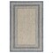 Homeroots 5 ft. 3 in. x 7 ft. 7 in. UV-Treated Polypropylene Grey & Denim Area Rug 353954 - alternate 1